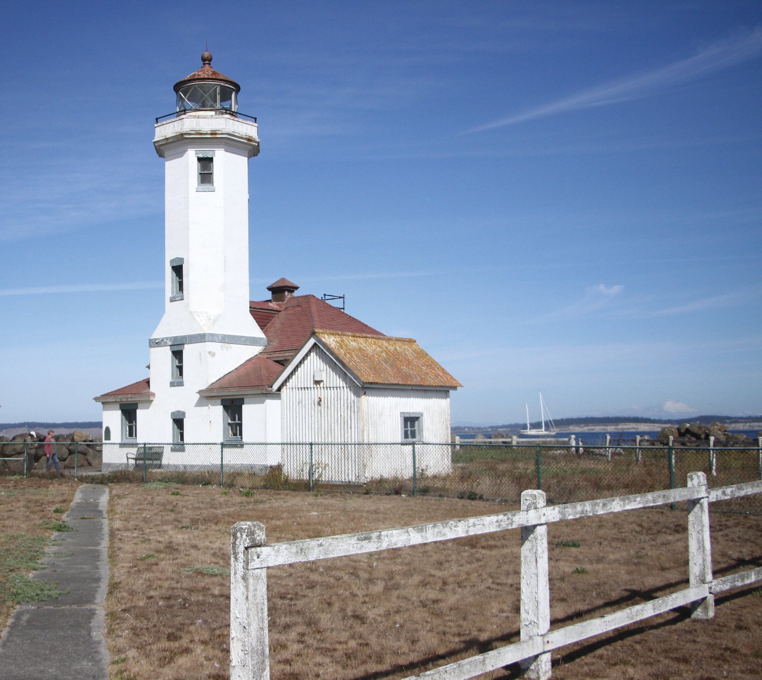 Point Wilson Lighthouse in Fort Worden State Park.